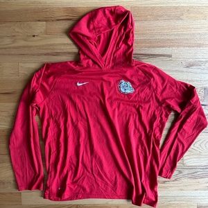 Nike Dri-Fit Lightweight Long Sleeve Hoodie With … - image 1